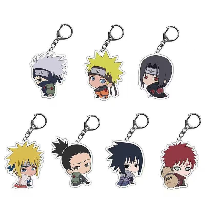 Anime Cosplay Naruto - ナルトちび漫画かわいいアクリルキーホルダー オリジナルアニメ学生リュックペンダントアクセサリー アニメグッズ卸売