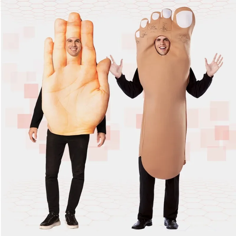 Anime Cosplay Couples Ideas - ハロウィン面白いコスプレ衣装手足衣装友人カップル Cos アイデアステージパフォーマンスカーニバルパーティー男性女性