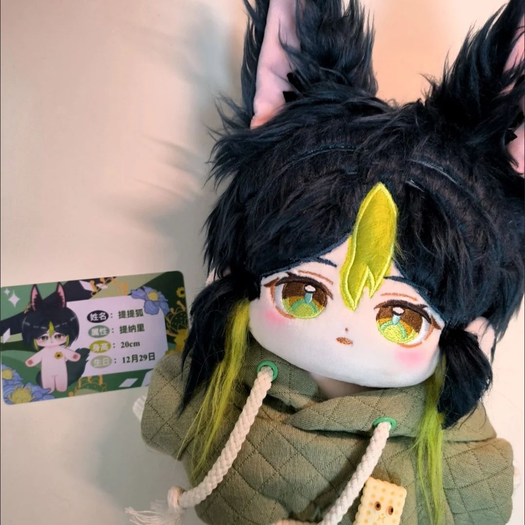 Anime About Cosplay Girl - Genshin Impact tignariアニメペルチェおもちゃ、コスプレ、綿人形、かわいい人形、漫画のフィギュア、女の子、子供のための新年の贈り物、20cm