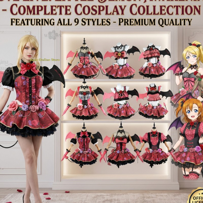 Anime Cosplay Online Store - 6月オンラインストア ことりのぞみ ニコ・エリ ハナヨ・ウミ マキ・リン ホノカ