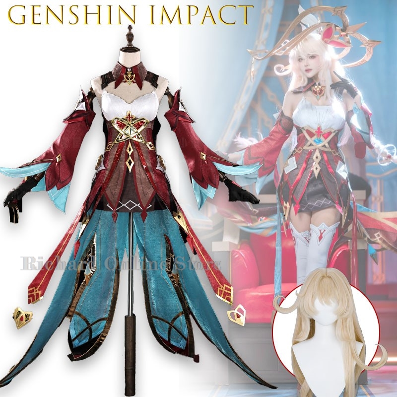Anime Cosplay Online Store - リチャードオンラインストア原神アリスコスプレ衣装アニメゲームロールプレイ衣装女性フルセットドレスパーティー小道具コレクション