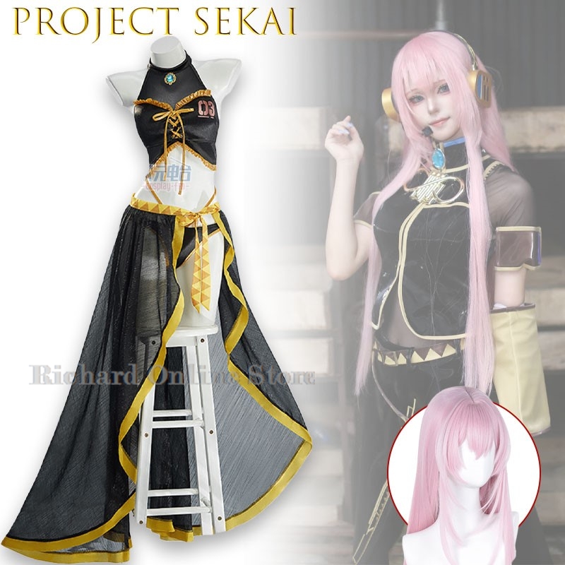 Anime Cosplay Online Store - リチャードオンラインストアプロジェクト SEKAI コスプレ水着 ツーピース分割水着 アニメゲーム 温泉水着