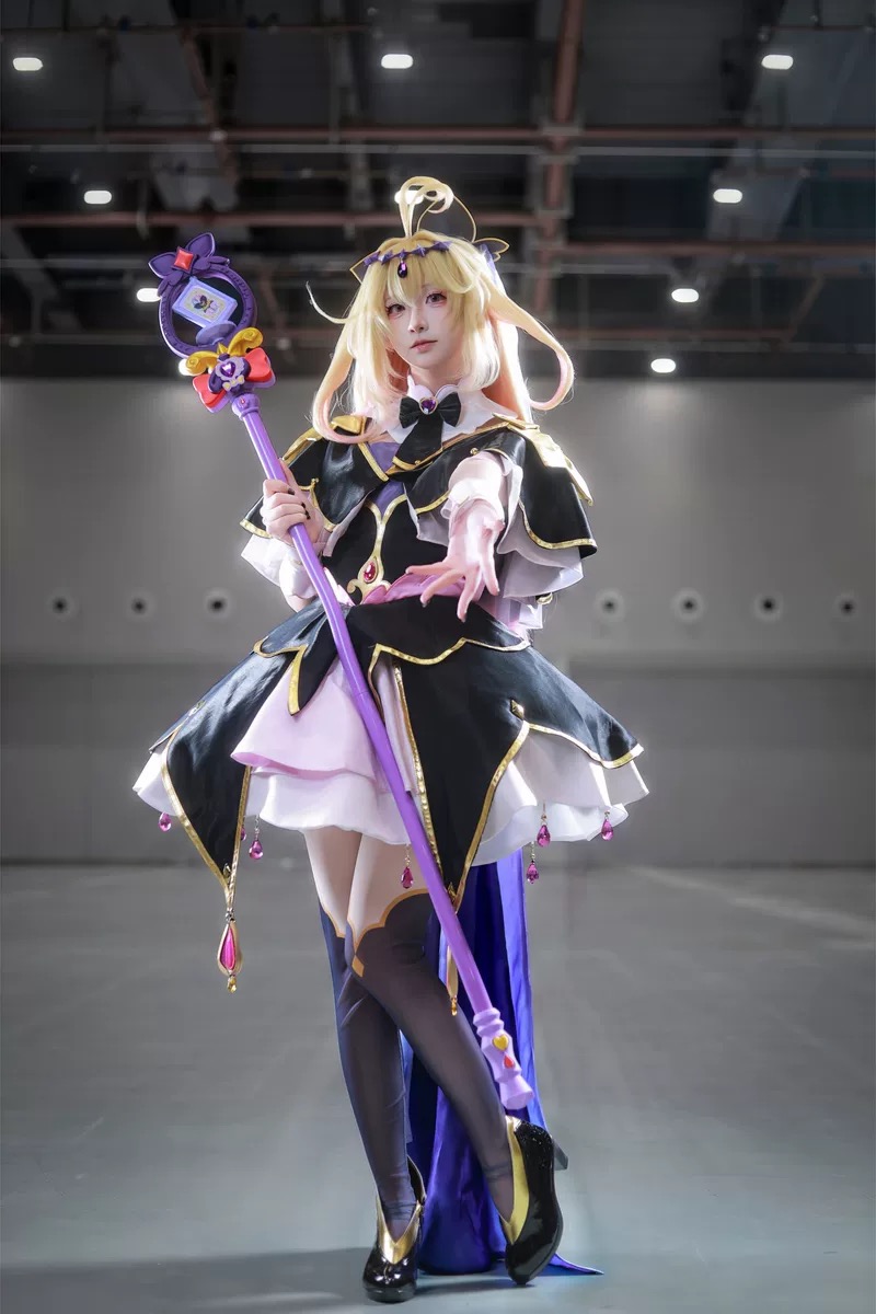Anime Cosplay Dresses - 星探偵プリキュア！ モリアルルカコスプレ衣装ハロウィンカーニバル女性スウィートロリータドレスアクセサリー手袋靴下スーツ