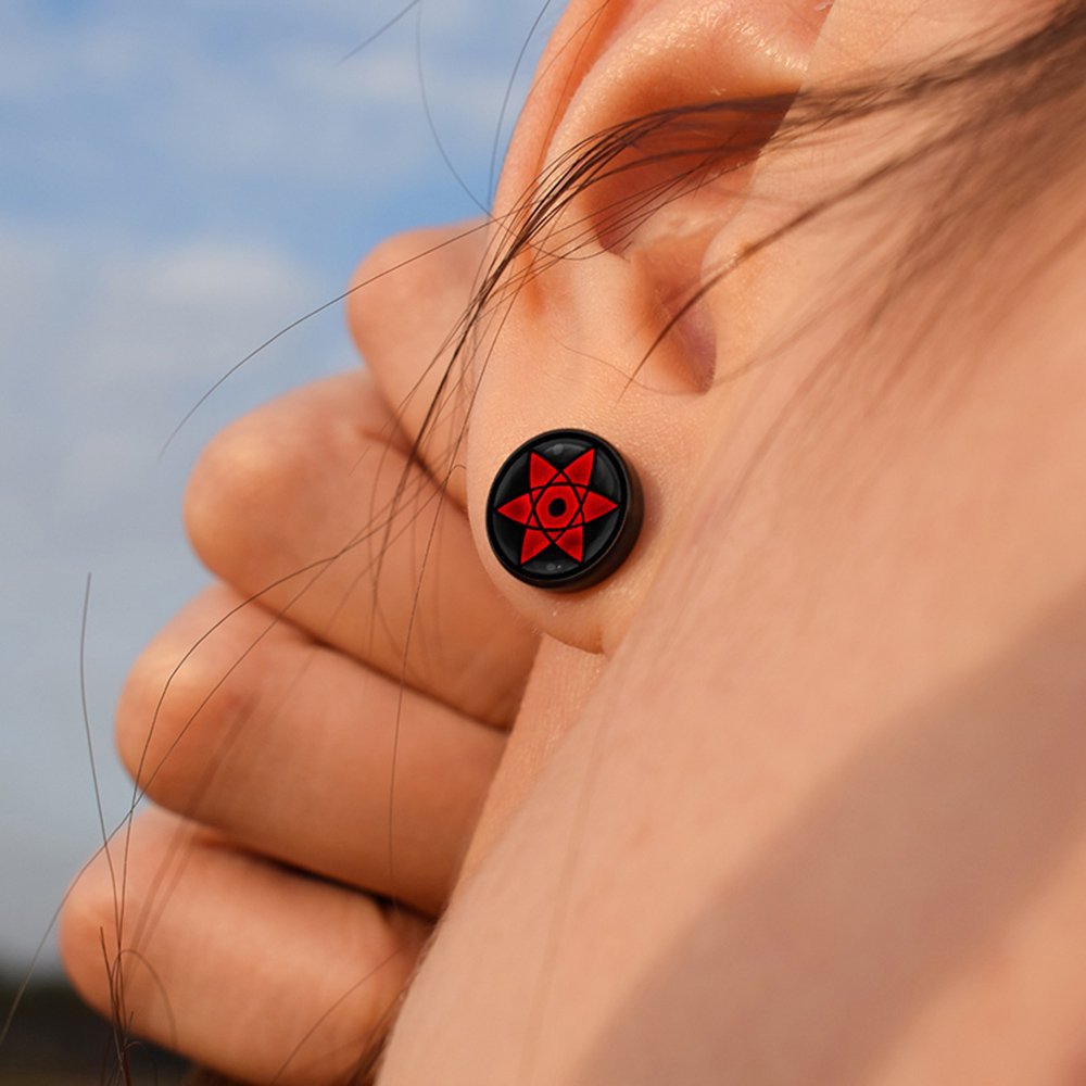 アニメうずまきナルトイヤリングアクセサリーうちはイタチ万華鏡 - Anime Cosplay Naruto のレビューと価格