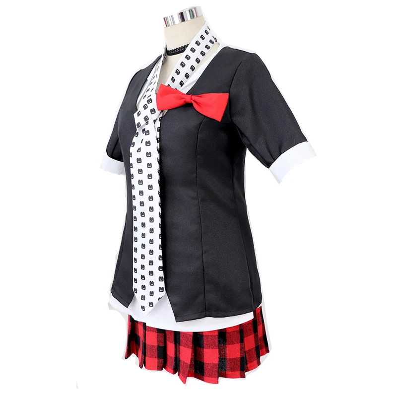 アニメダンガンロンパコスプレ衣装江ノ島盾子制服カフェ服ショー - Anime Cosplay Duo のレビューと価格