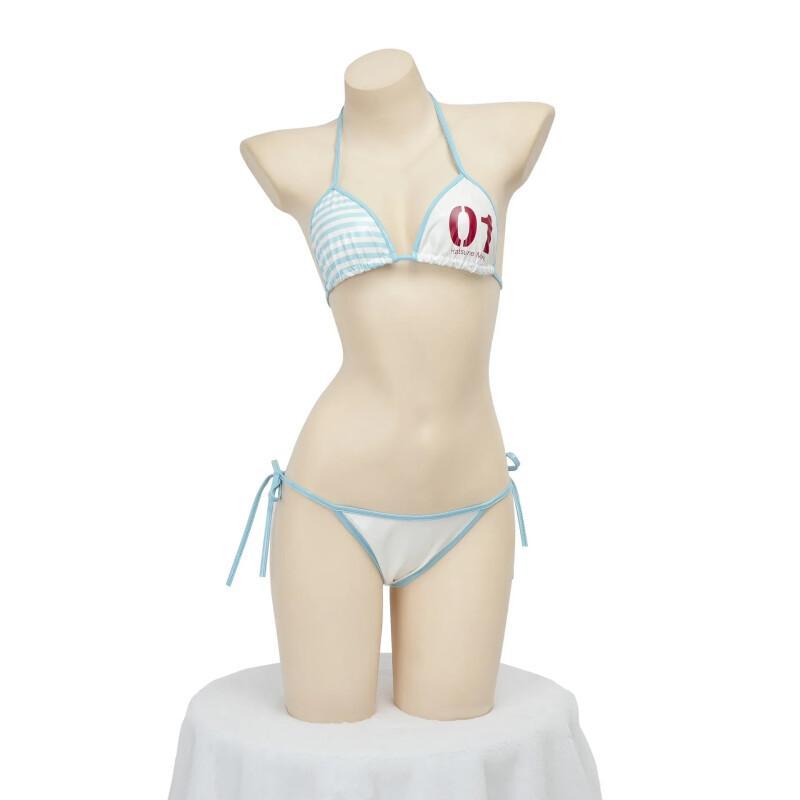 日本の可愛い女の子アニメコスプレ衣装レザービキニ背中開き包帯 - Anime Cosplay Outfit Girl のレビューと価格