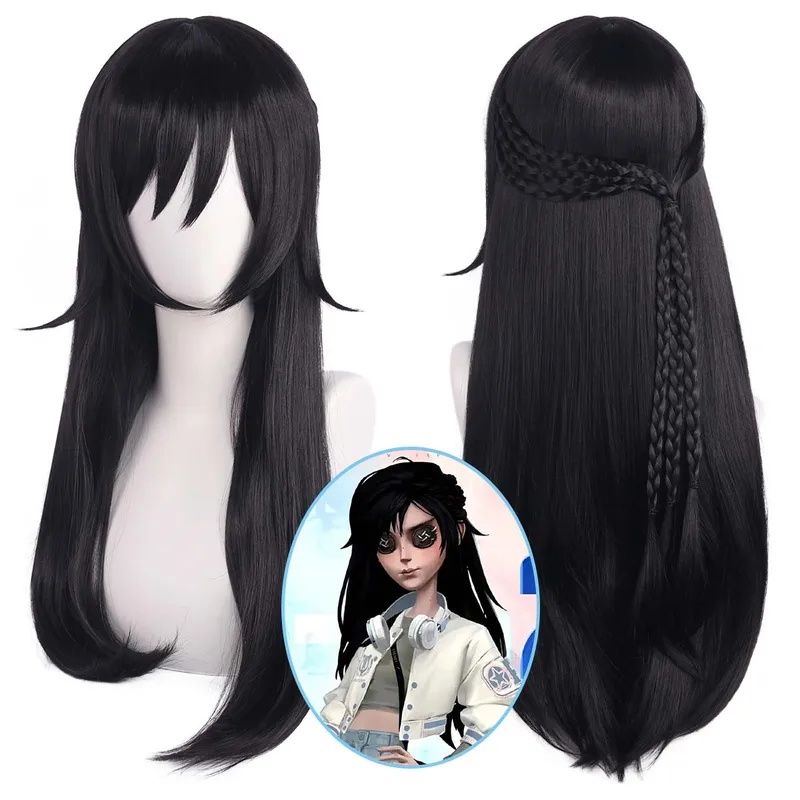 Le Cool ハロウィン コミコン パーティーゲーム アイ - Anime Cosplay Long Black Hair のレビューと価格
