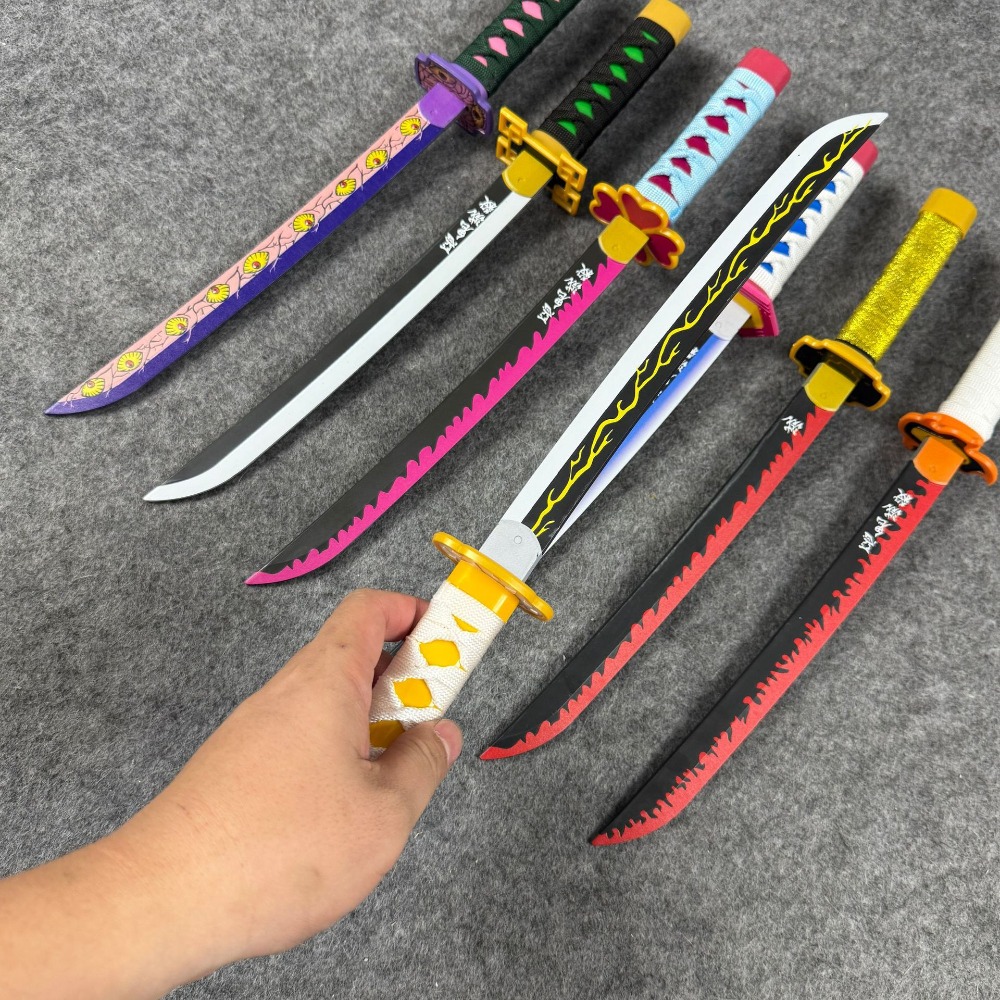 16インチ 冨岡義勇 刀 アニメ 鬼滅の刃 刀 コスプレ小道 - Anime Cosplay Katana のレビューと価格