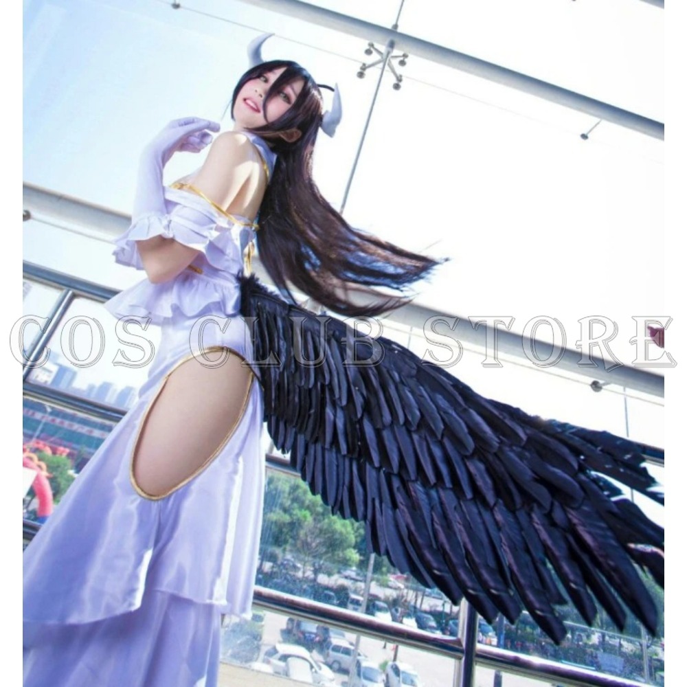 女性のためのアニメの変装,ハロウィーン,クリスマス,ワンピー - Anime Cosplay Albedo のレビューと価格