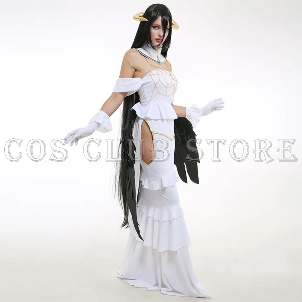女性のためのアニメの変装,ハロウィーン,クリスマス,ワンピー - Anime Cosplay Albedo のレビューと価格