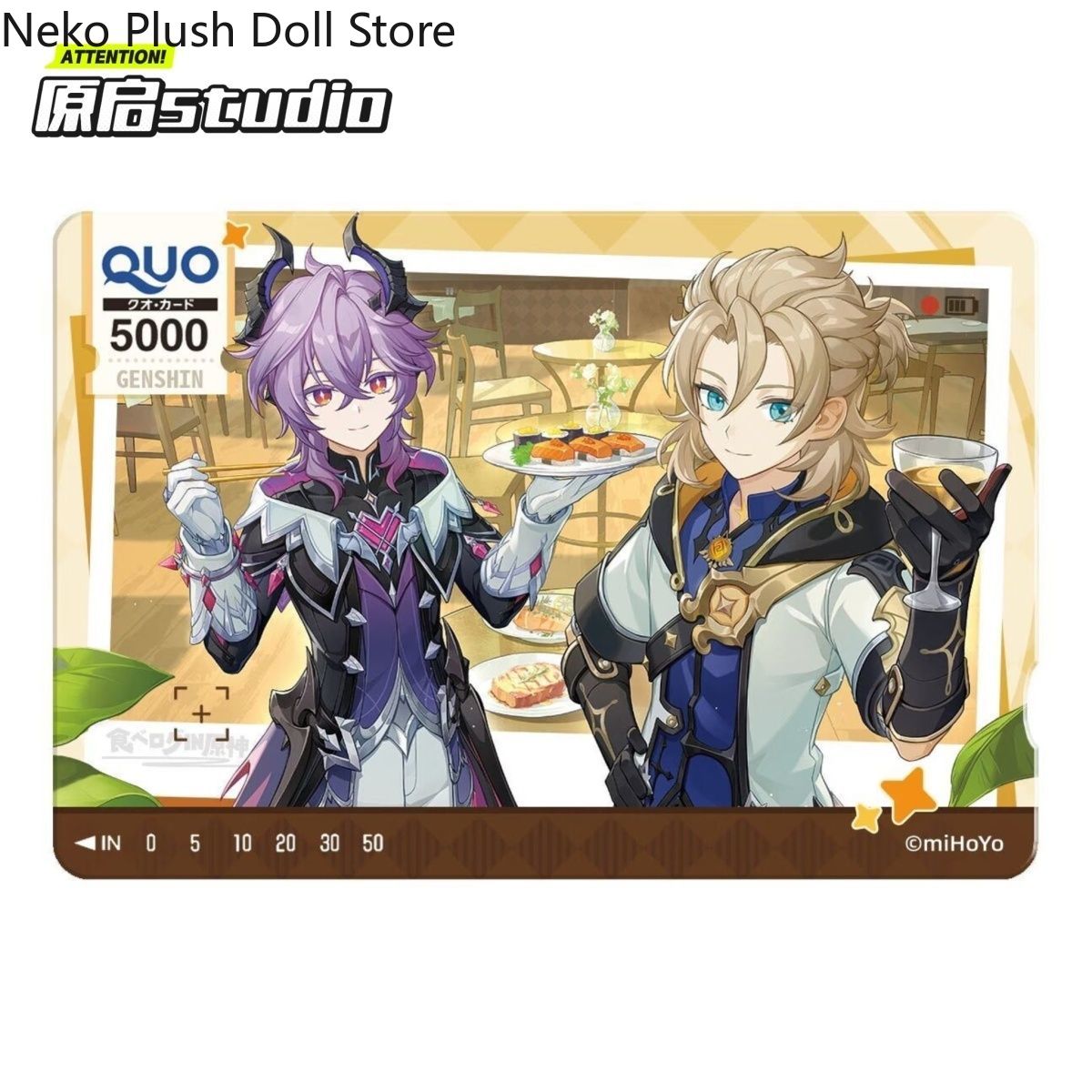 原神 アルベド ドゥリン パイモン ジャホダ スモールカード - Anime Cosplay Albedo のレビューと価格