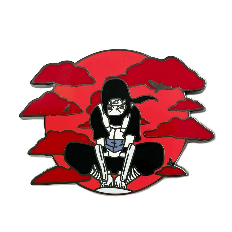 LXJERY うちはイタチブローチナルトアニメメタルバッジク - Anime Cosplay Naruto のレビューと価格