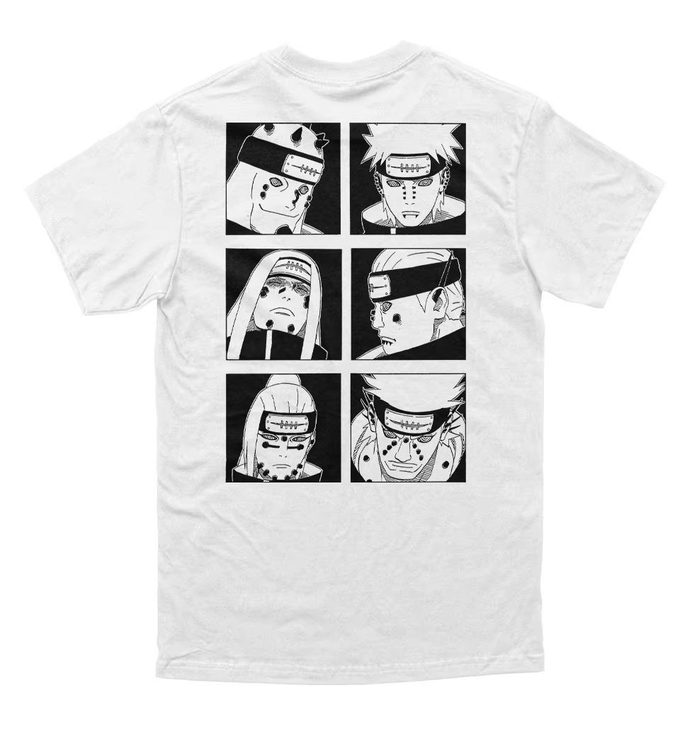 ナルトペイン暁六道マンガグラフィック Tシャツ男性女性アニメ - Anime Cosplay Naruto のレビューと価格