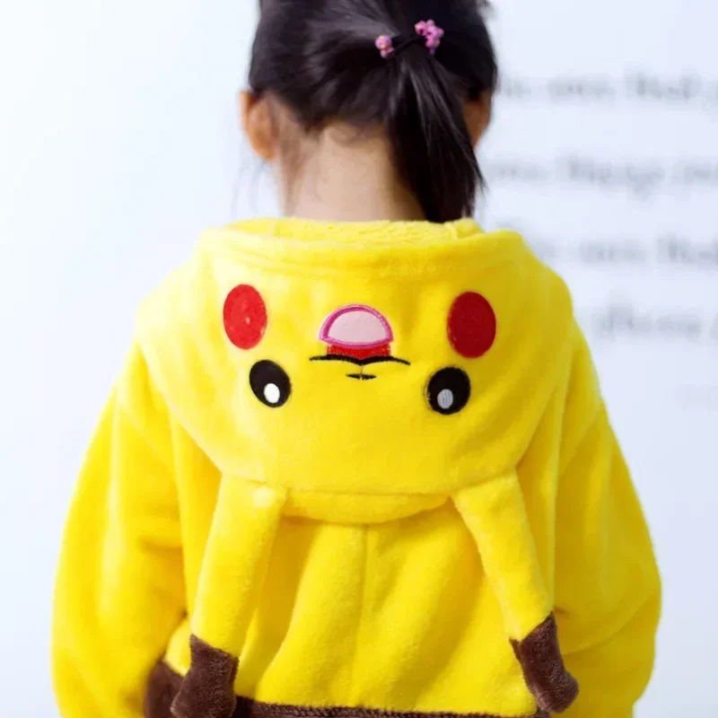 ポケモンピカチュウ暖かいフランネルホームウェアキッズ秋&冬ソ - Anime Cosplay Pokemon のレビューと価格