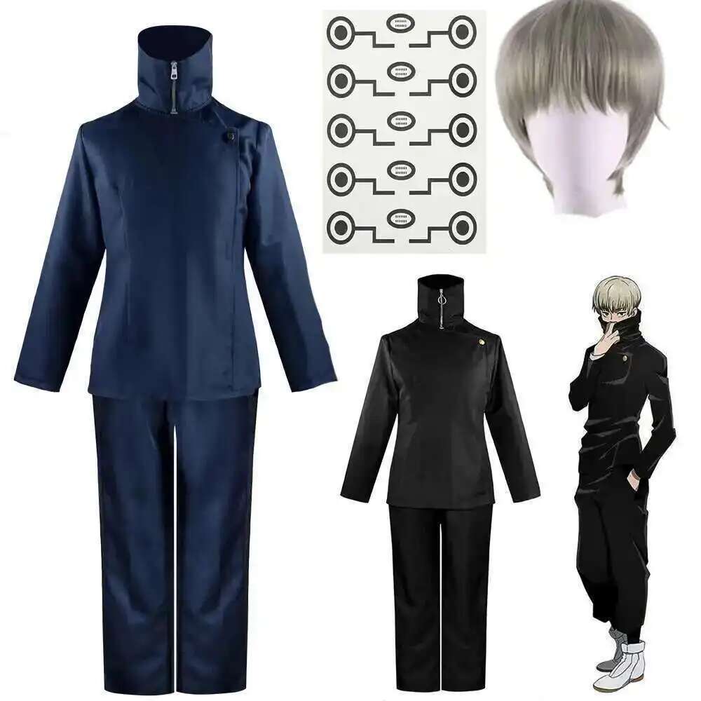 新アニメスクールトップ　海賊団タトゥーパンツ　呪術制服　パー - Anime Cosplay Jujutsu Kaisen のレビューと価格