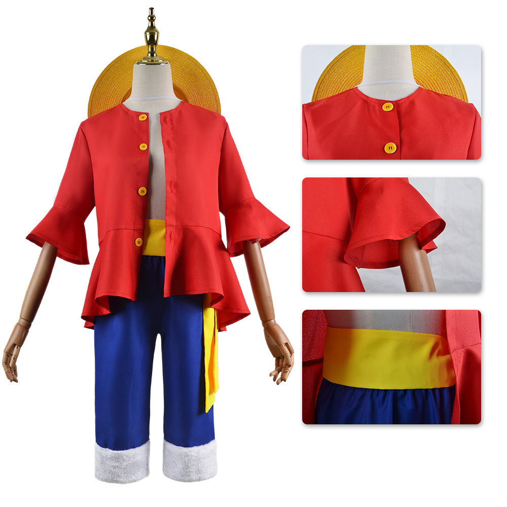 アニメモンキー D ルフィコスプレ衣装 ONE PIC 太陽 - Anime Cosplay Pics のレビューと価格