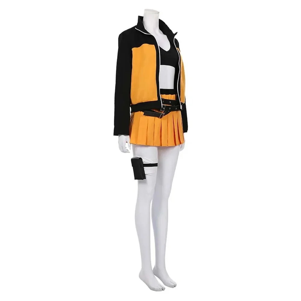 アニメ「うずまきナルト」コスプレ衣装 女性用スーツ ユニフォ - Anime Cosplay Simple のレビューと価格