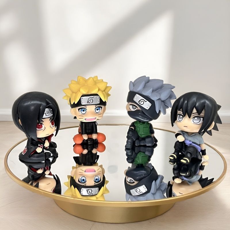 ナルト漫画かわいいフィギュアモデルカワイイ2Dちび人形車飾り - Anime Cosplay Naruto のレビューと価格