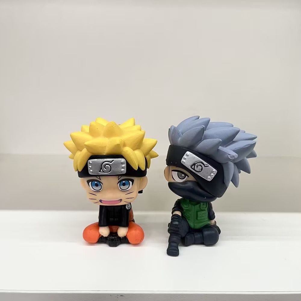 ナルト漫画かわいいフィギュアモデルカワイイ2Dちび人形車飾り - Anime Cosplay Naruto のレビューと価格