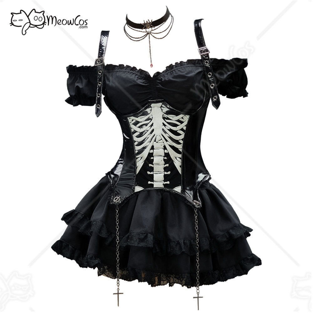 米国株 MEOWCOS ミスミサ ゴシックブラックコルセット - Anime Cosplay Com のレビューと価格