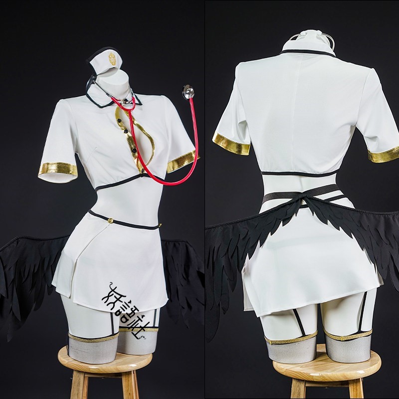 オーバーロードアルベドナースコスプレ衣装アニメゲームキャラク - Anime Cosplay Albedo のレビューと価格