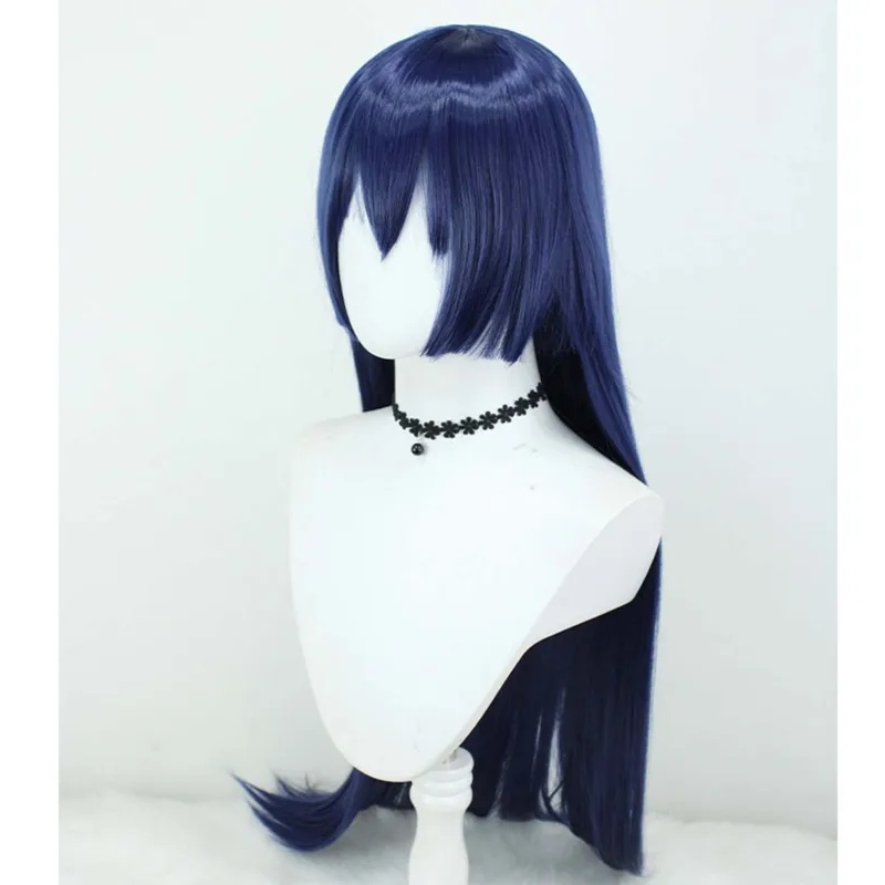 Le Cool ハロウィンパーティー 女性用 ラブライブ 浅 - Anime Cosplay Long Black Hair のレビューと価格