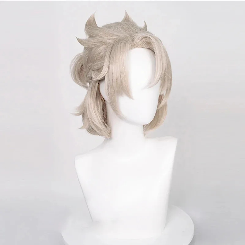 2025年原神アルベド35cmショートリネン耐熱合成毛ハロウ - Anime Cosplay Albedo のレビューと価格