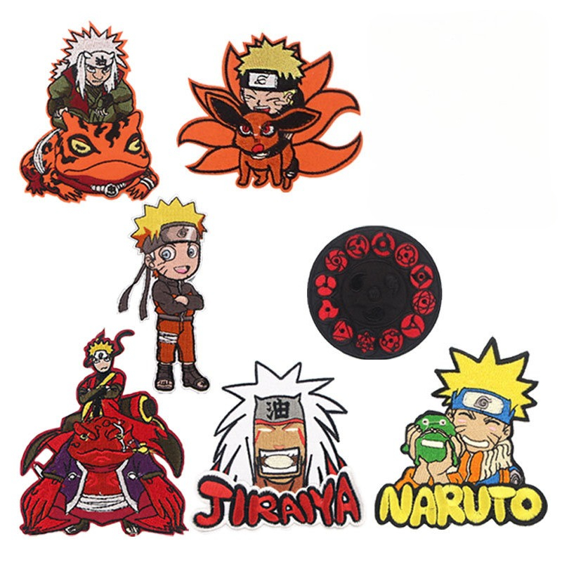 ナルト和風漫画アニメパーソナライズ刺繍パッチナルトアイロン接 - Anime Cosplay Naruto のレビューと価格